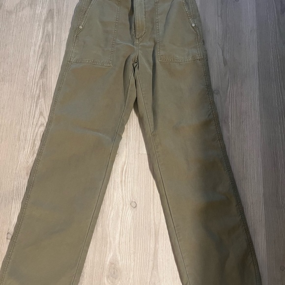 Rag and bone green high waisted cargo pant - Picture 2 of 5